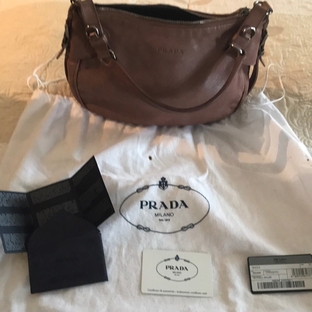 Prada authentic hobo.made in Italy in Italy.